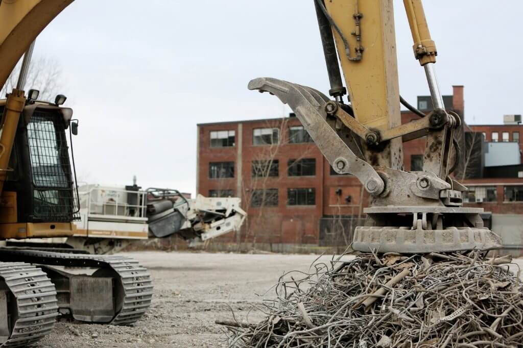 Plac odbioru złomu Premier Scrap Trading Ltd w Londynie
