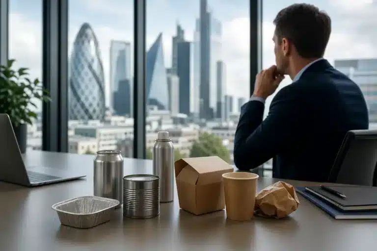 EPR dla opakowań, przepisy EPR 2026, aluminium i stal EPR, recykling aluminium Londyn, recykling stali Londyn, obowiązki firm w Londynie, PRN i PERN, raportowanie opakowań, cele recyklingu opakowań, odbiór odpadów metalowych Londyn