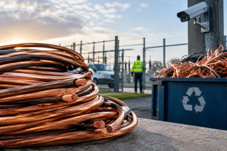 Kradzież kabli miedzianych: ochrona mienia i recykling