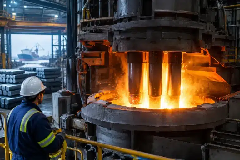 Elektryczne piece łukowe: czy ograniczą import stali do Wielkiej Brytanii?